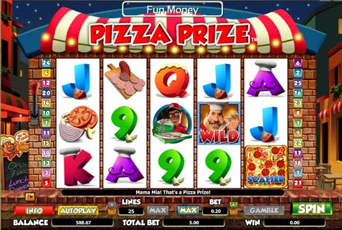pizza prize online slots game