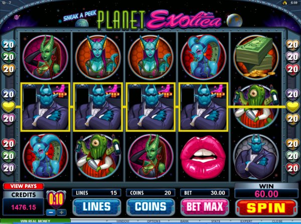 planet exotica online slots
