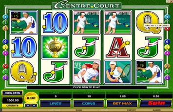 center court tennis slots