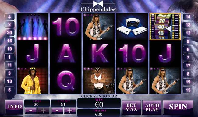 chippendales slot